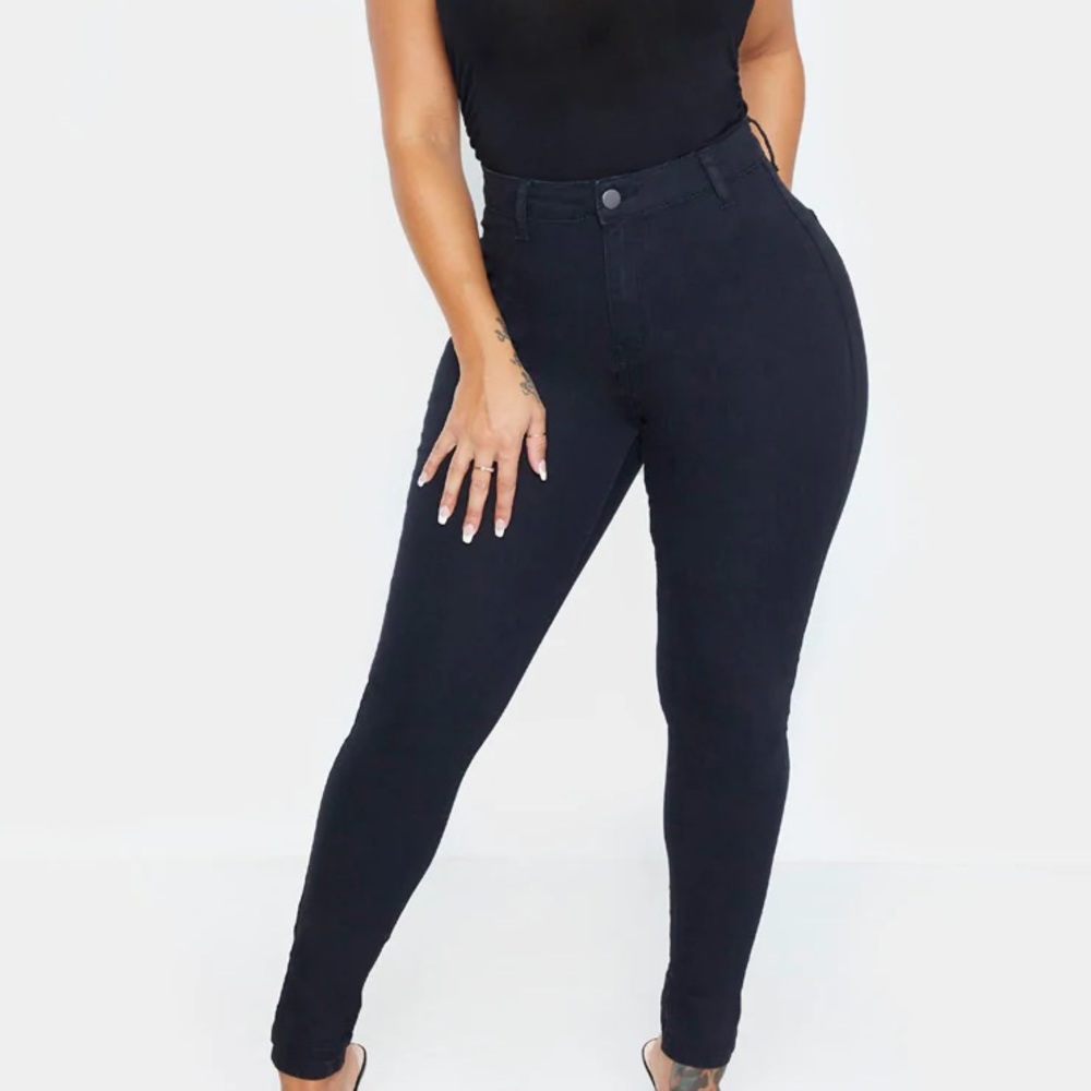 Shape Black Disco Skinny Jeans